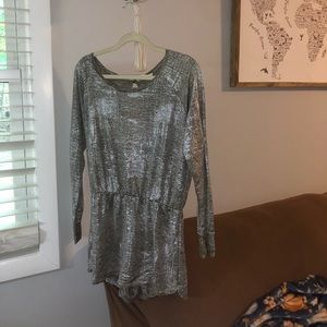 Silver Romper
